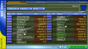 Championship Manager (EU) screen shot game playing